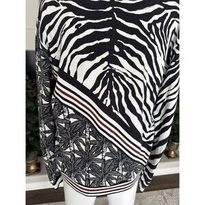Dolce & Gabbana Sweater Zebra Print  Size IT 52
